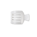 TELETIES Coconut White Small Flat Square Hair Clip