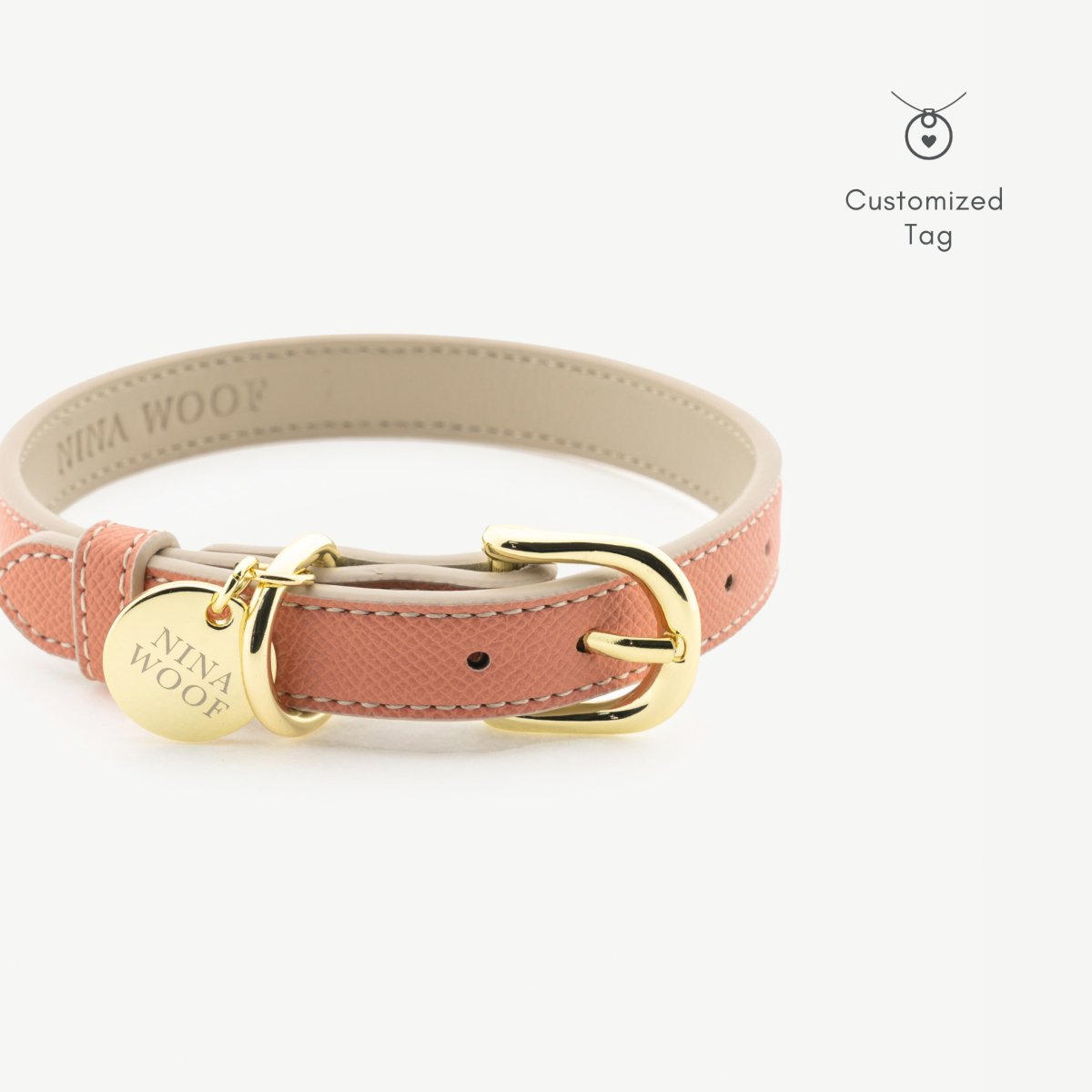 Nina Woof Collar - Vegan Leather - Rio SpadezStore