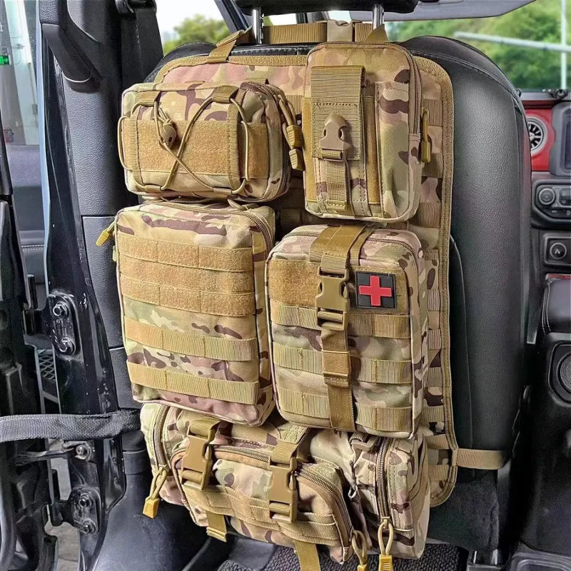 Skullvibe Tactical MOLLE Seat Organizer Full Set