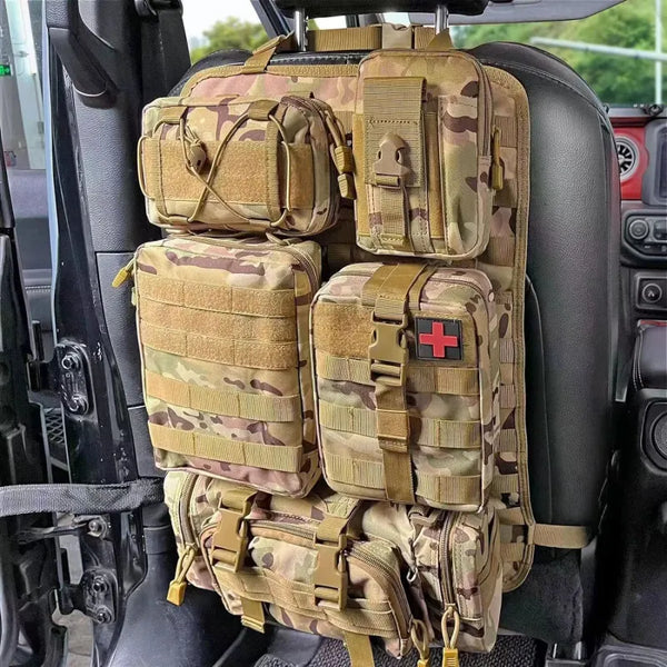 Skullvibe Tactical MOLLE Seat Organizer Full Set