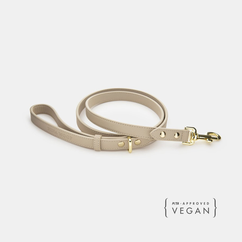 Nina Woof Leash 4ft - Vegan Leather - Cupertino SpadezStore