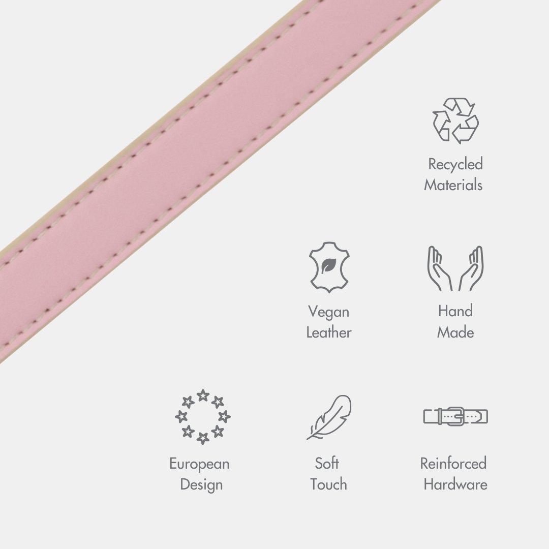 Nina Woof Collar - Air Tag Enabled - Vegan Leather - Cupertino SpadezStore