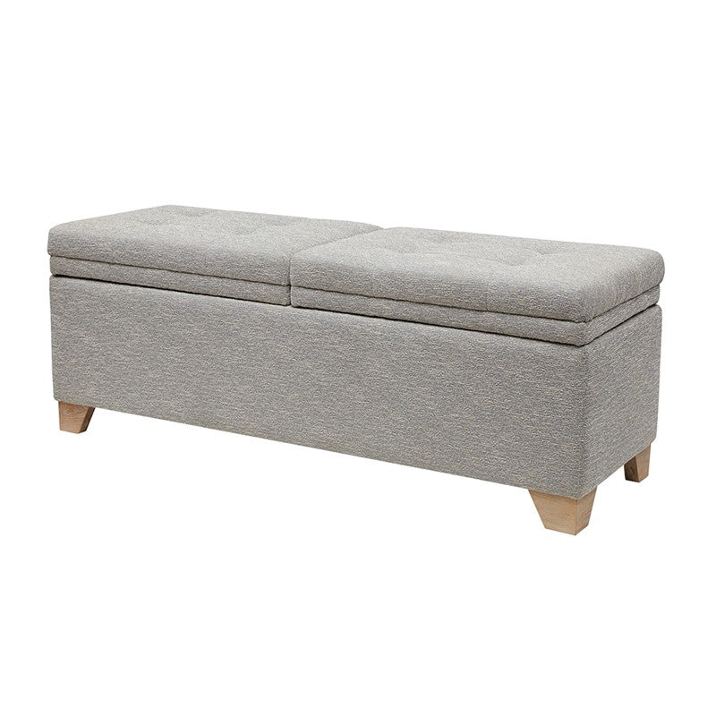 Madison Park Ashcroft Dual Compartment Flip-Top Storage Bench SpadezStore