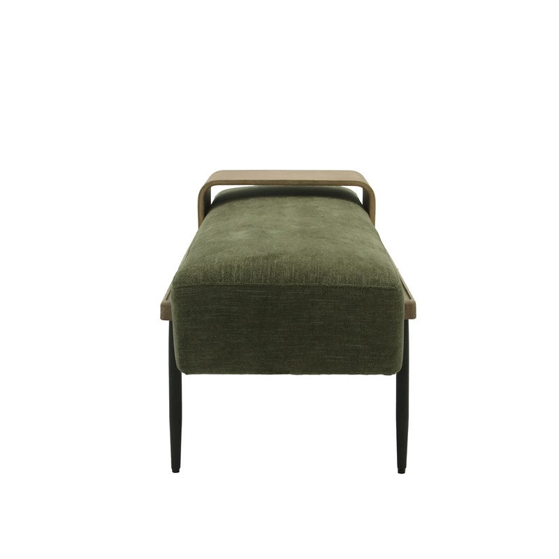 Chapel Hill Perry Cocktail Ottoman with Slide Tray SpadezStore