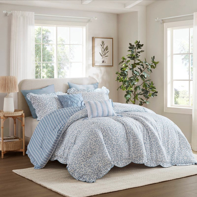 Madison Park Darcy 5 Piece Print Comforter Set SpadezStore