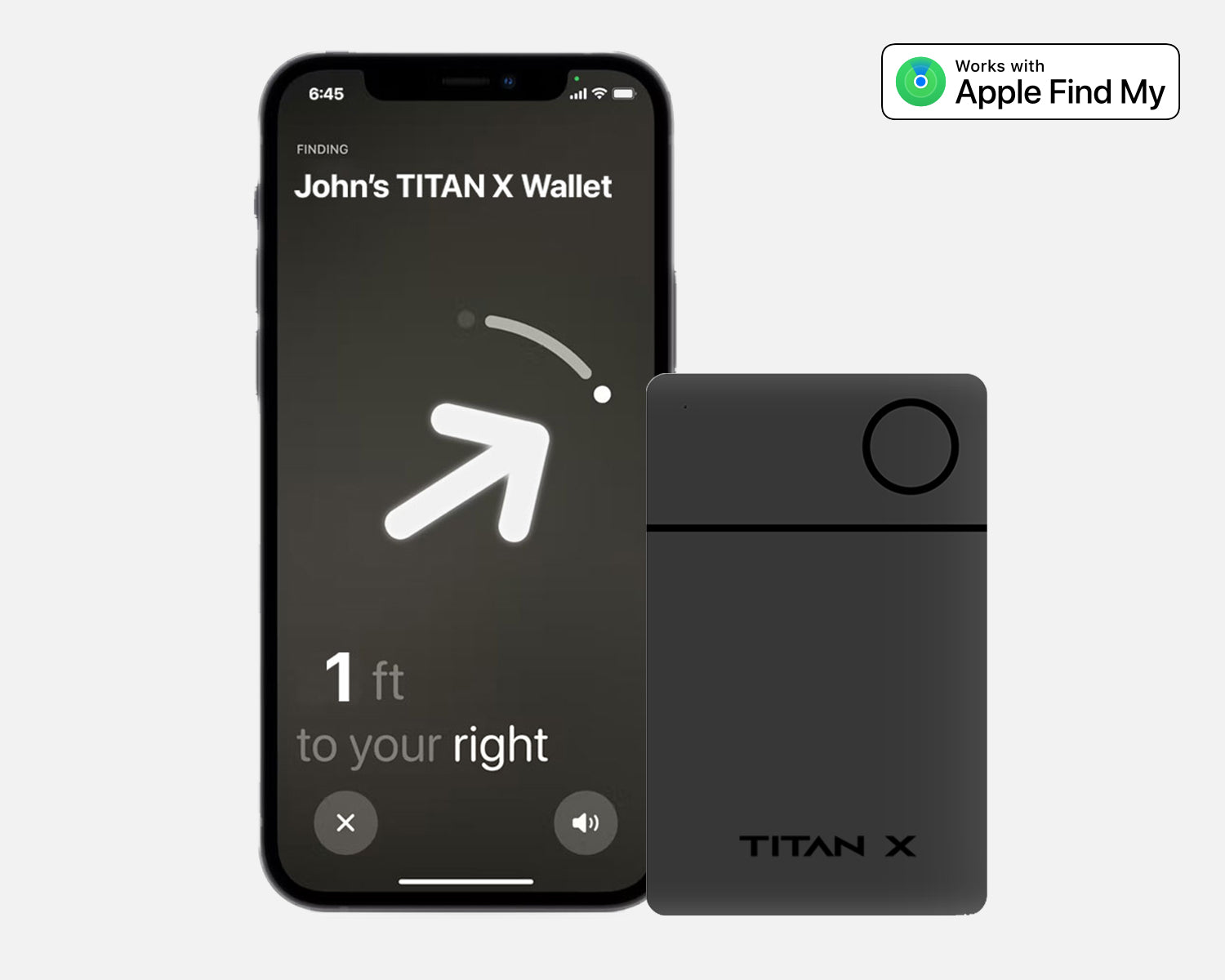 TITAN X Finder Card I Wallet Tracker I iOS SpadezStore