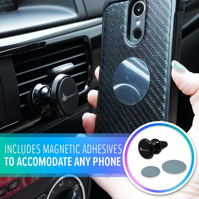 Magnetic Car Phone Holder – Air Vent Mount w/ 360° Rotation SpadezStore