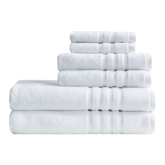 Clean Spaces Nurture Sustainable Antimicrobial Bath Towel 6 Piece Set SpadezStore