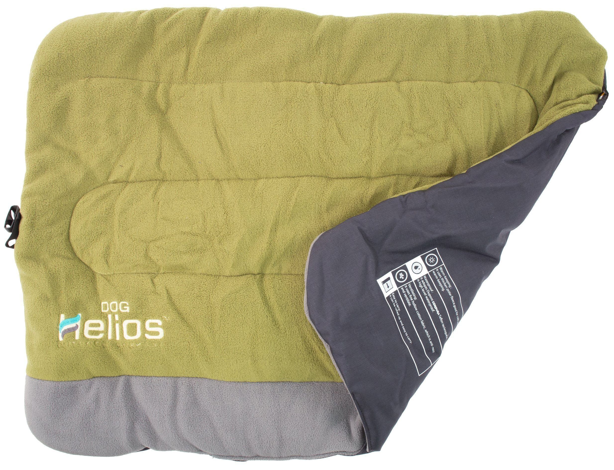 Dog Helios 'Combat-Terrain' Cordura-Nyco Reversible Nylon and Fleece Travel Camping Dog Bed