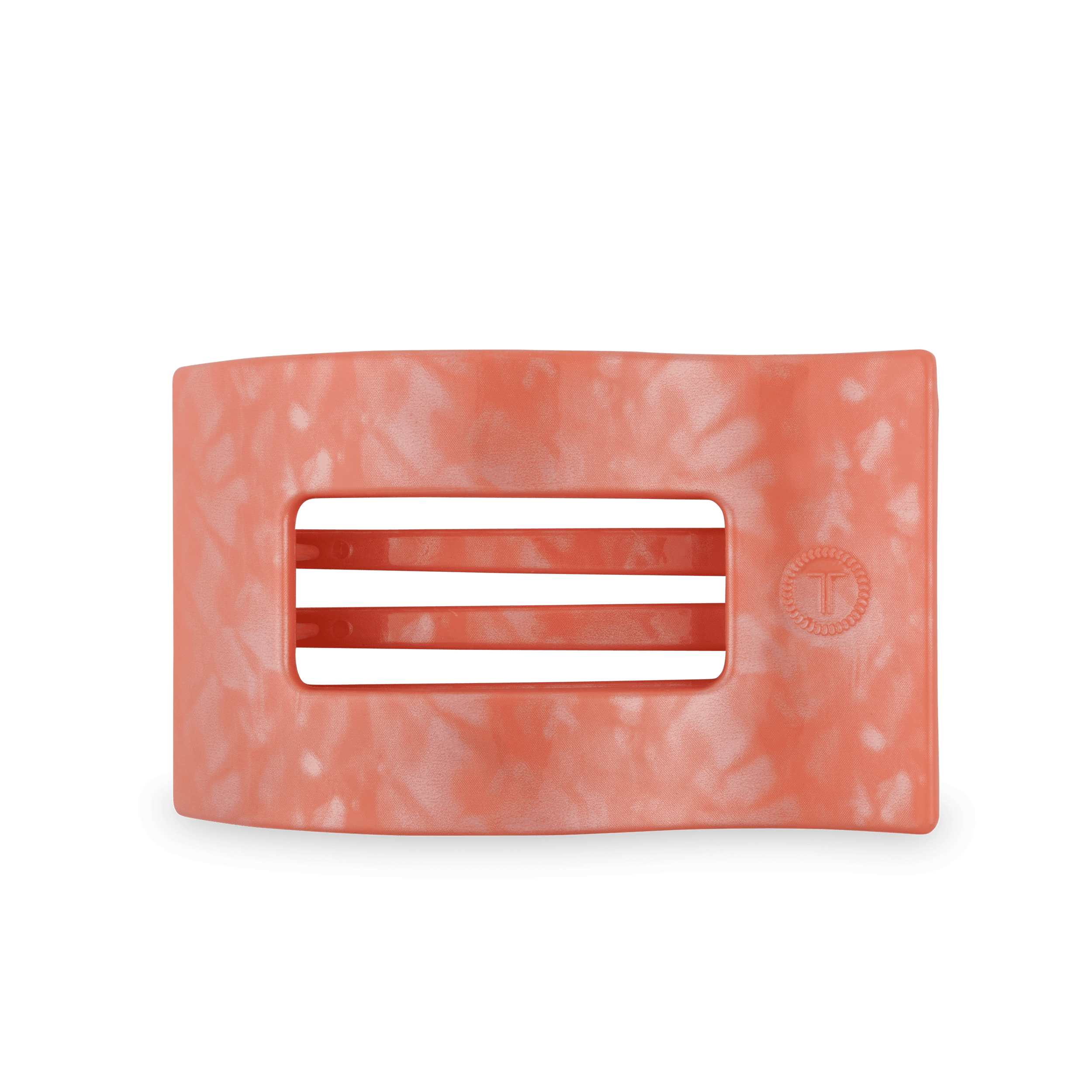 TELETIES Dreamsicle Large Flat Rectangle Hair Clip