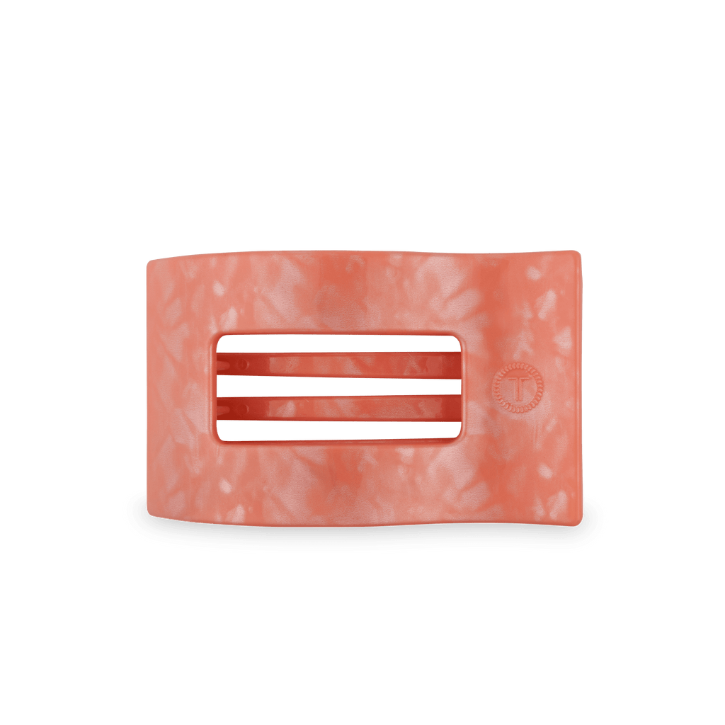 TELETIES Dreamsicle Medium Flat Rectangle Hair Clip