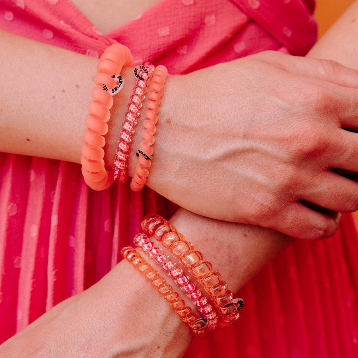 TELETIES Dreamsicle Small Hair Ties