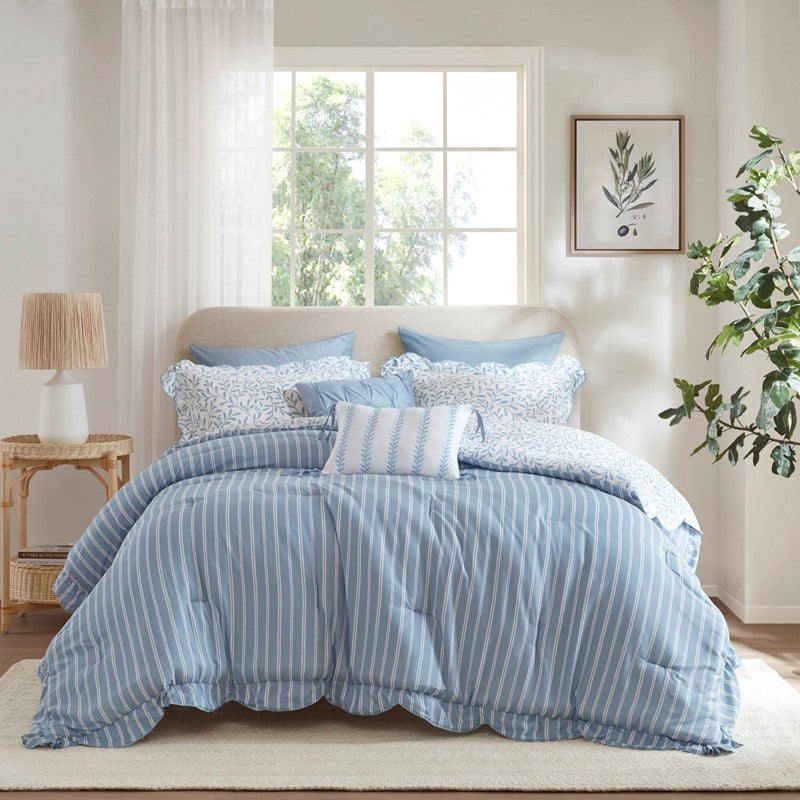 Madison Park Darcy 5 Piece Print Comforter Set SpadezStore