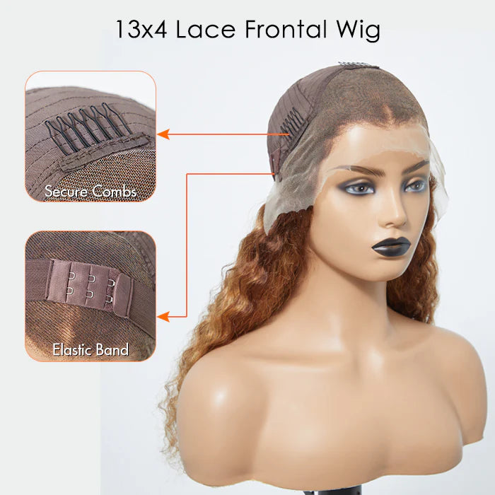 Pre Plucked 13 x 4" Water Wave Lace Front Wig SpadezStore