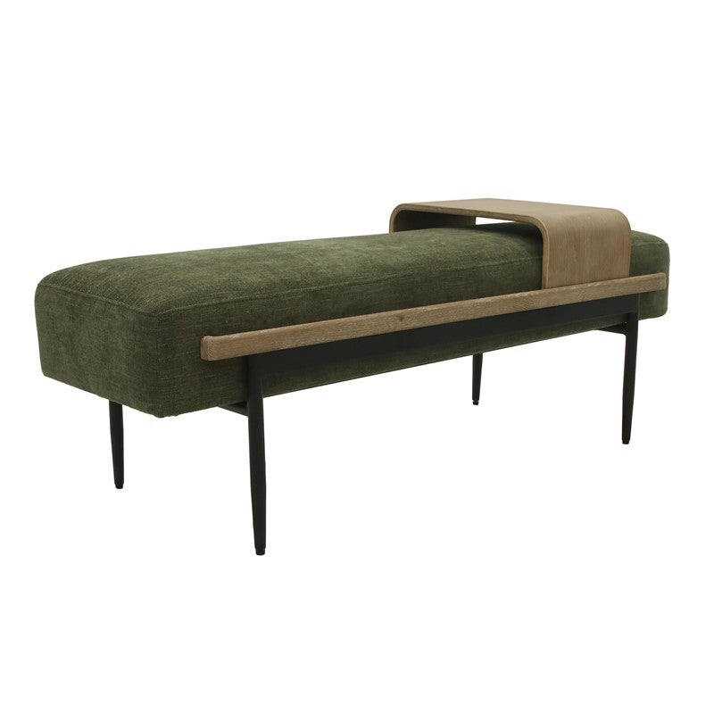 Chapel Hill Perry Cocktail Ottoman with Slide Tray SpadezStore