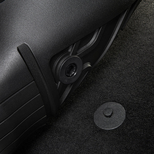 3W Ford F150 Custom Floor Mats F-150 Lightning SuperCrew Cab 2015-2024 Not Fit Vinyl Floor TPE Material & All-Weather Protection SpadezStore