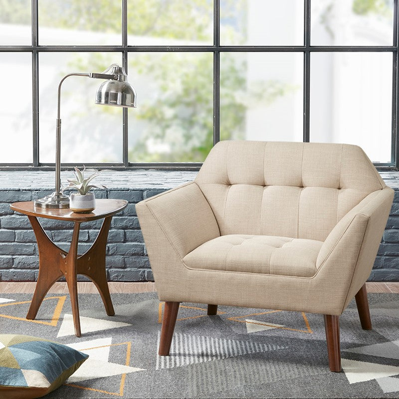 Ink+Ivy Newport Wide Mid-Century Modern Lounge Chair SpadezStore
