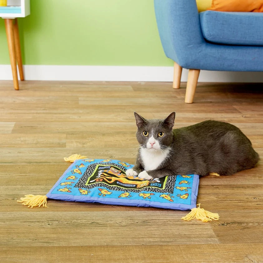 Fat Cat Boogie Mat Refillable Catnip Playmat SpadezStore