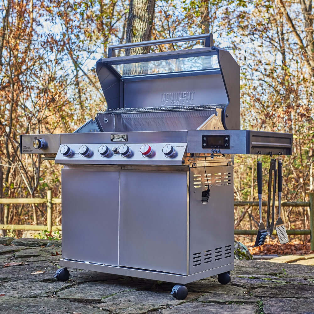 Monument Grills Denali 605Pro | Stainless Smart Propane Gas Grill SpadezStore