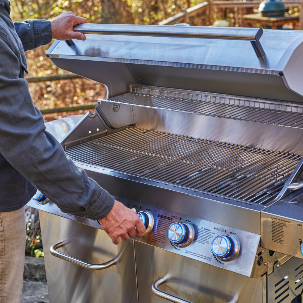Monument Grills 77352 | Full Stainless Propane Gas Grill SpadezStore