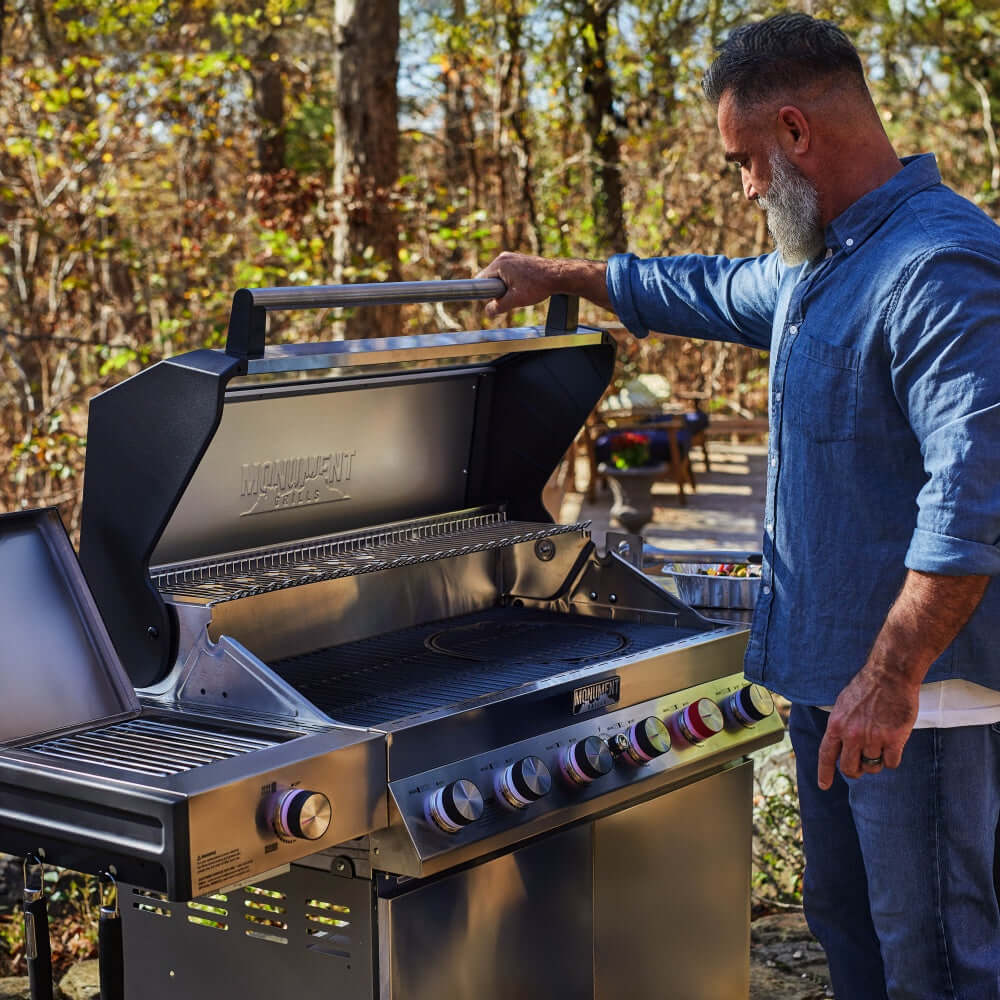 Monument Grills Denali 605Pro | Stainless Smart Propane Gas Grill SpadezStore
