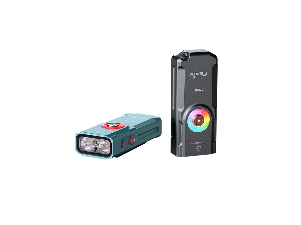 Fenix E06R Keychain Light with White, UV, and Red Laser Lights SpadezStore