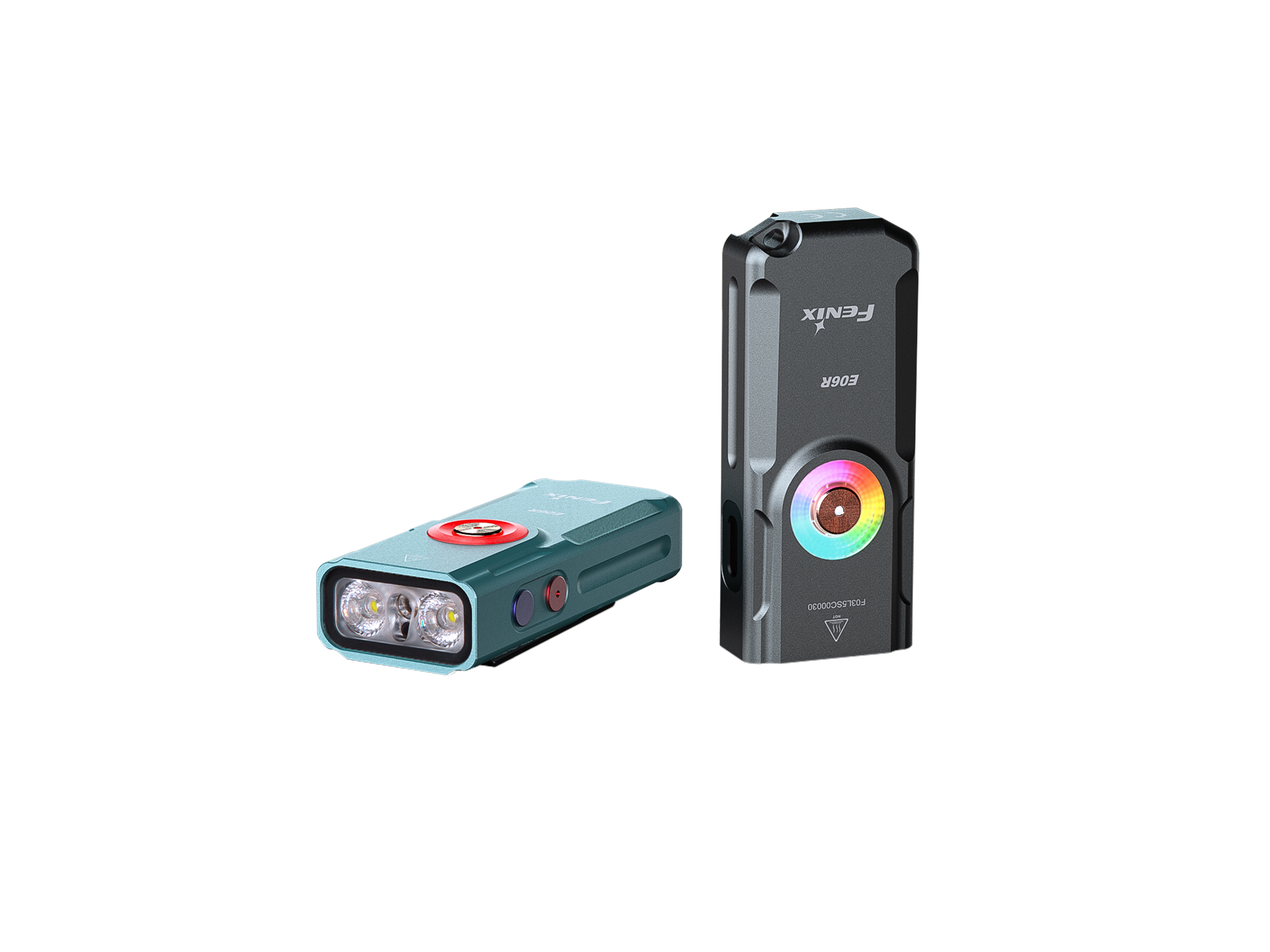 Fenix E06R Keychain Light with White, UV, and Red Laser Lights SpadezStore