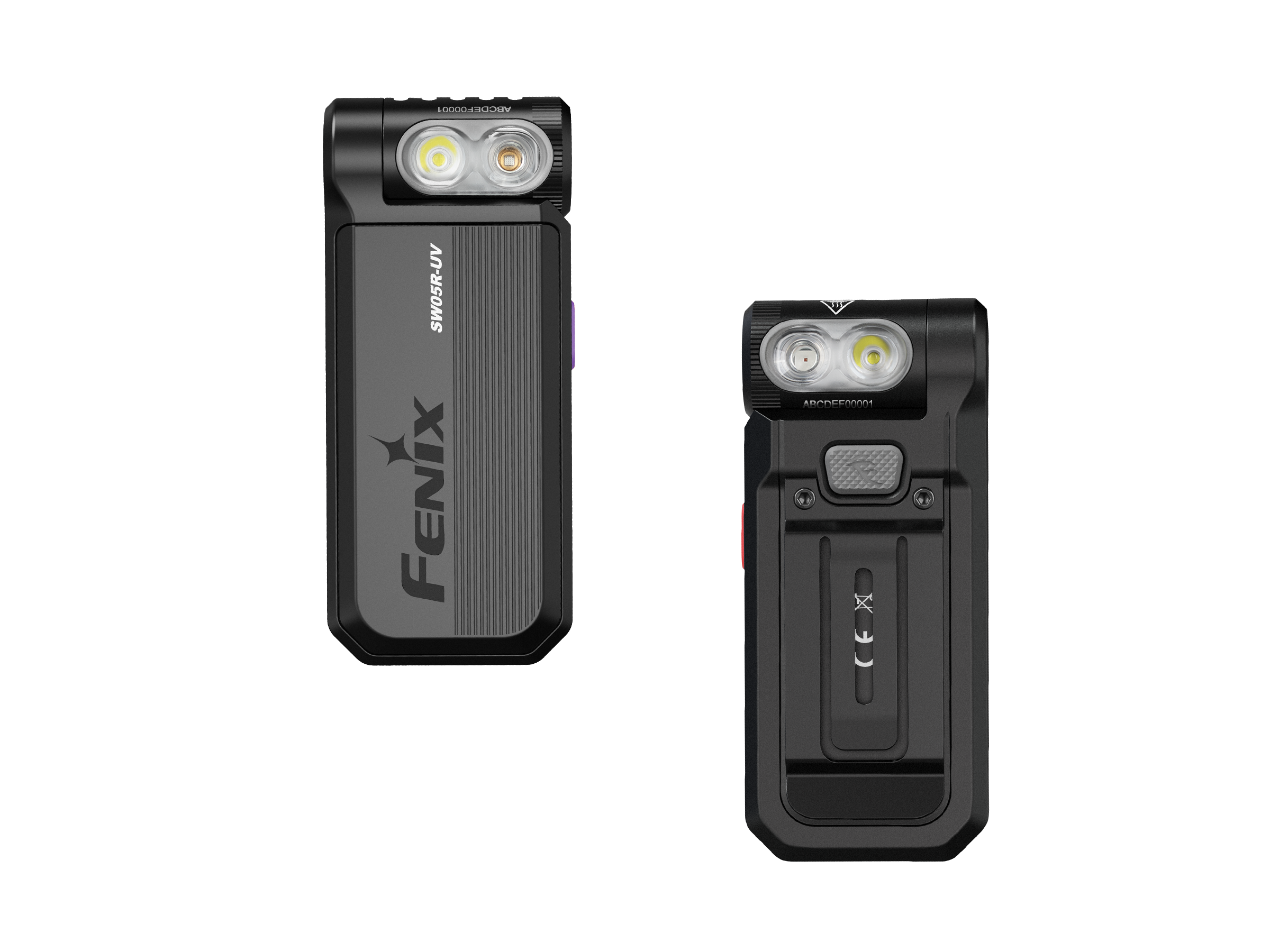 Fenix SW05R Multipurpose Clip-On Light with Red or UV Output SpadezStore