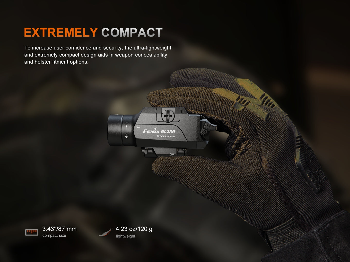 Fenix GL23R Green Laser Tactical Light SpadezStore