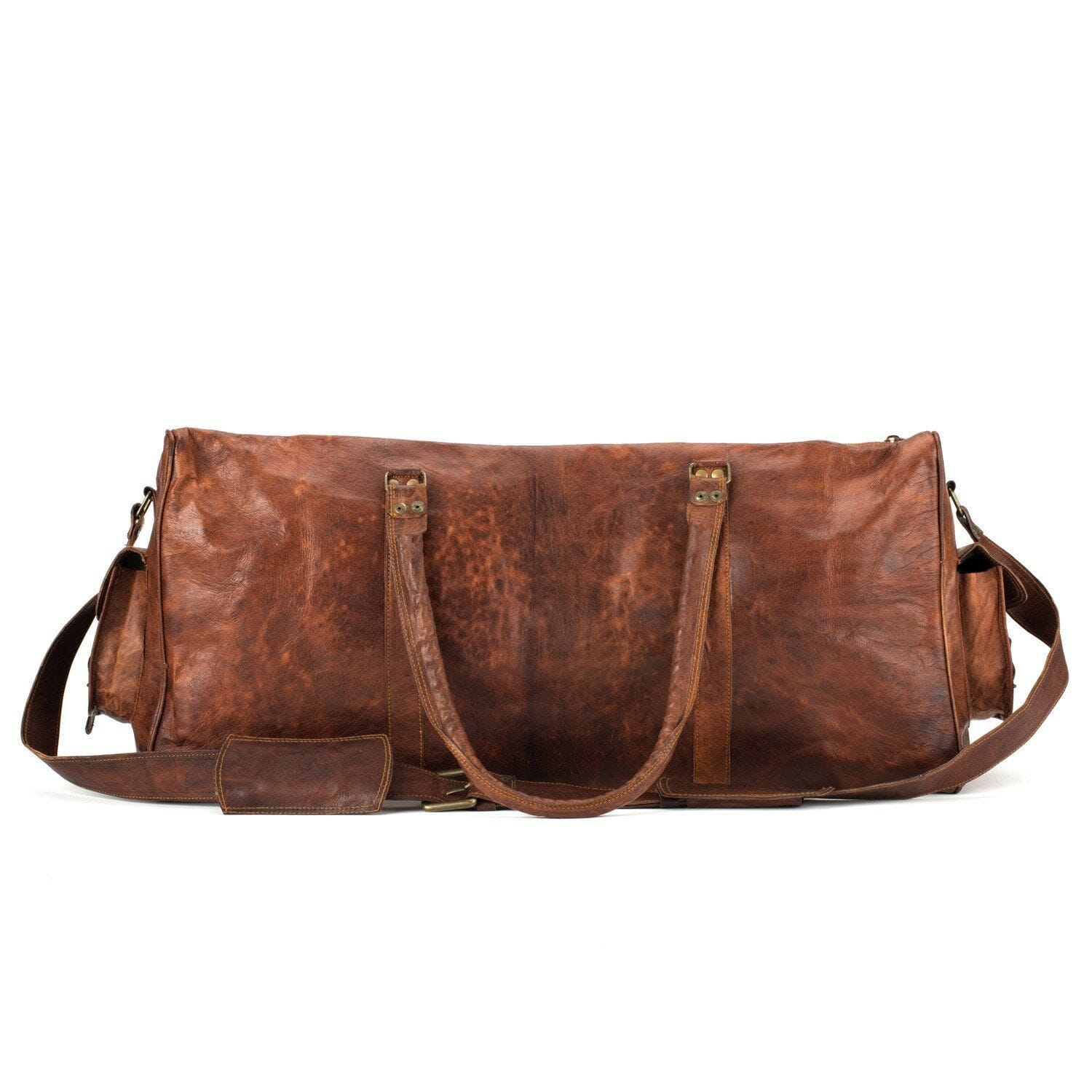 Classy Leather Bags The Portland Duffle SpadezStore