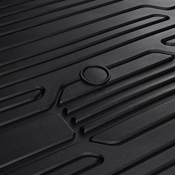 3W Ford F150 Custom Floor Mats F-150 Lightning SuperCrew Cab 2015-2024 Not Fit Vinyl Floor TPE Material & All-Weather Protection SpadezStore