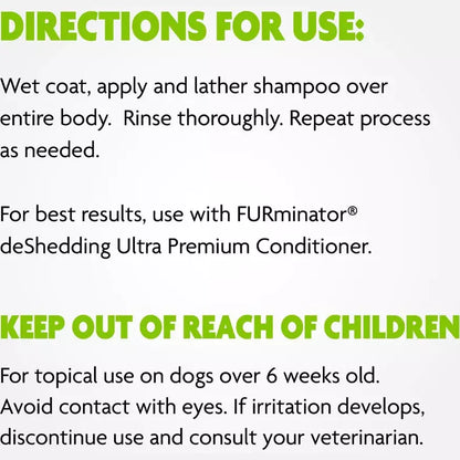 FURminator deShedding Ultra Premium Shampoo for Dogs SpadezStore