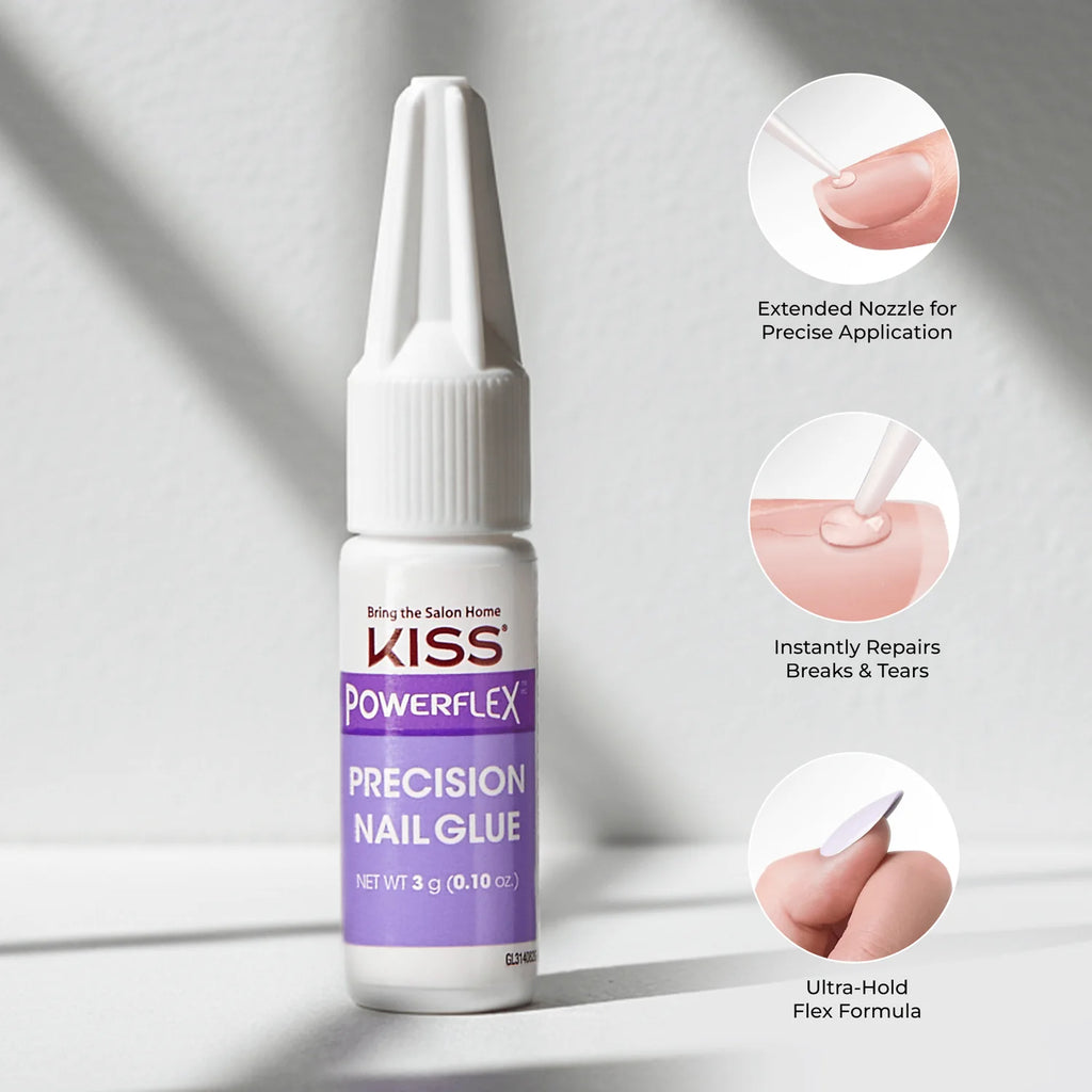 KISS Powerflex Precision Nail Glue #BGL311 SpadezStore