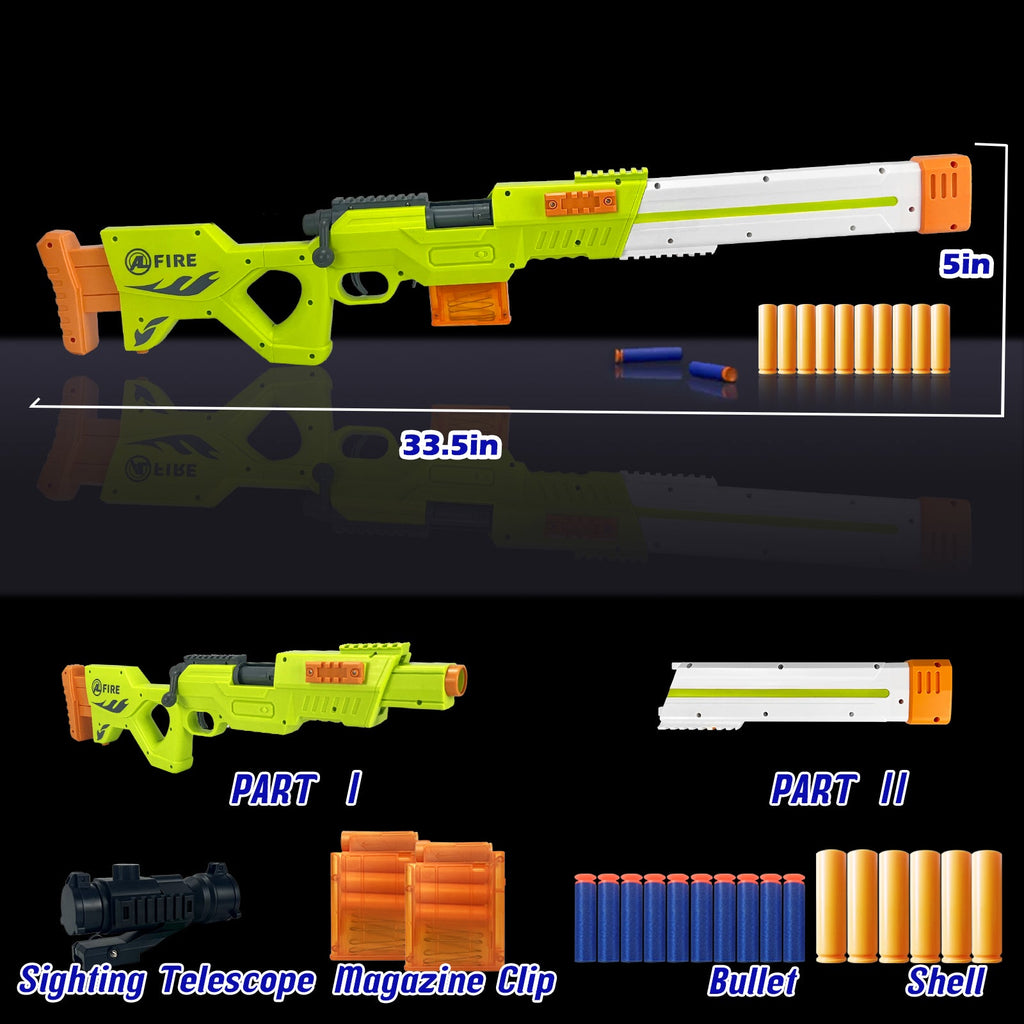 AGM MASTECH Toy Gun with Foam Dart Bullets, Toy Blaster, Toy Guns for Boy & Girl, Blaster Guns Shooting, Christmas Halloween Birthday Gifts for Adults Teen