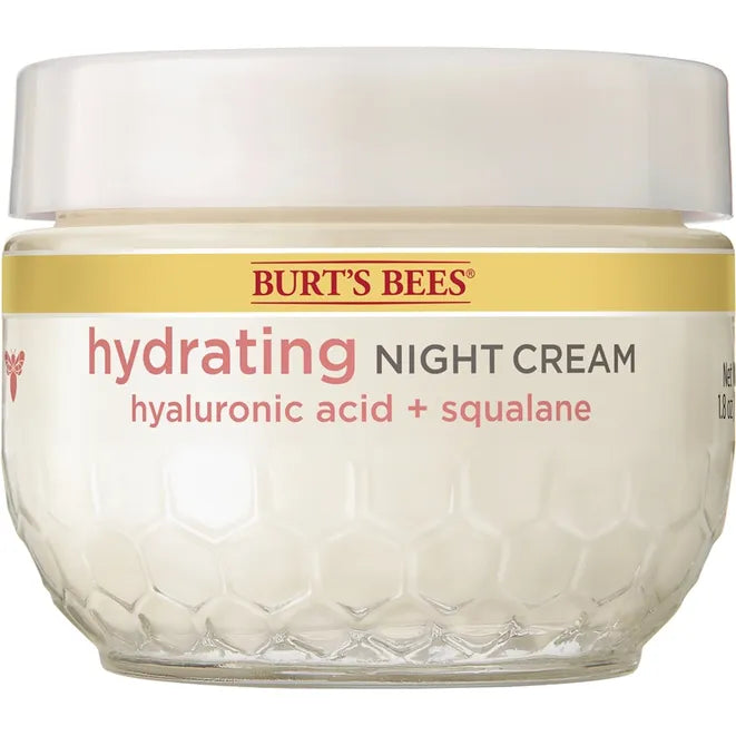 Burt's Bees Truly Glowing Night Cream for Dry Skin SpadezStore