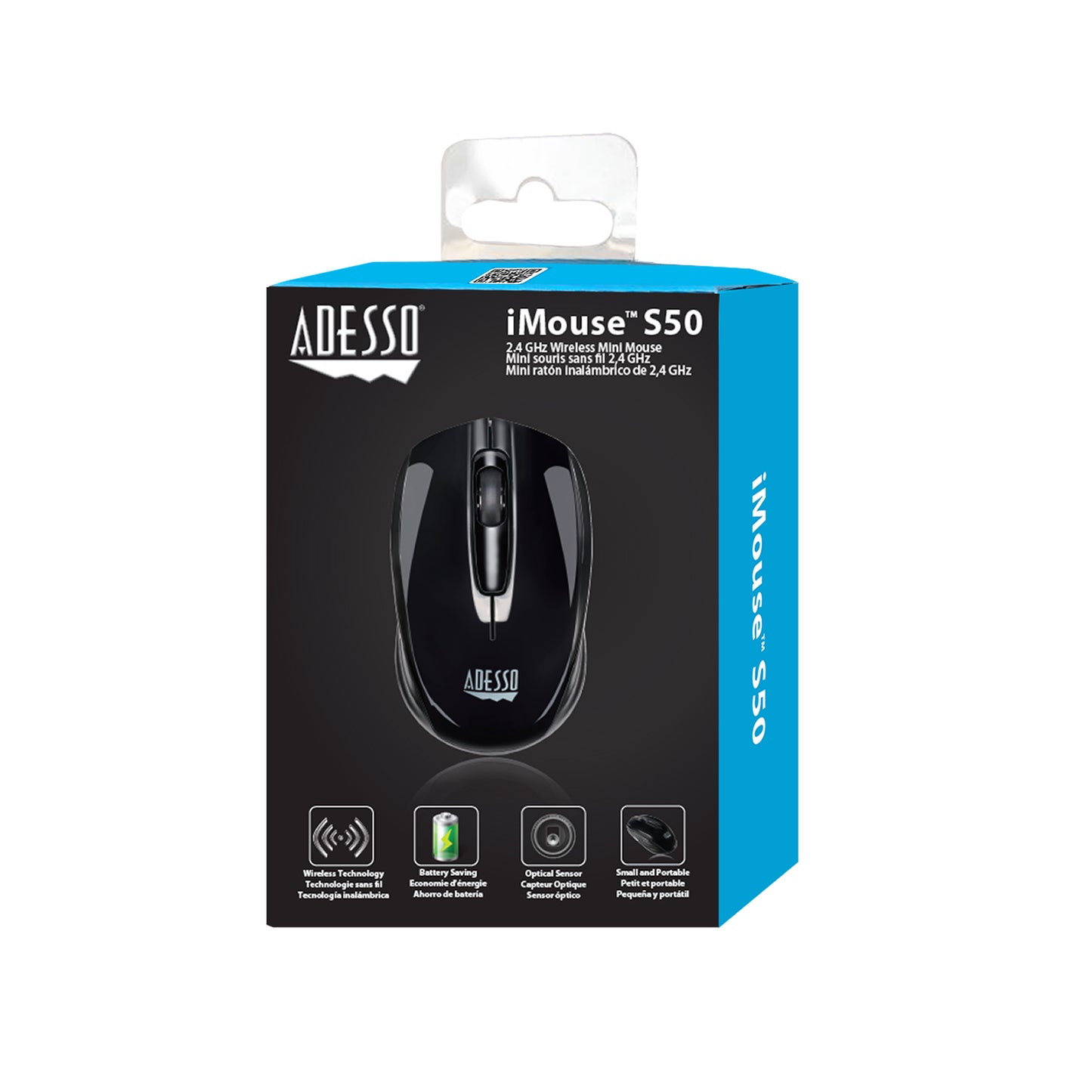 Adesso iMouse S50 - 2.4GHz Wireless Mini Mouse SpadezStore