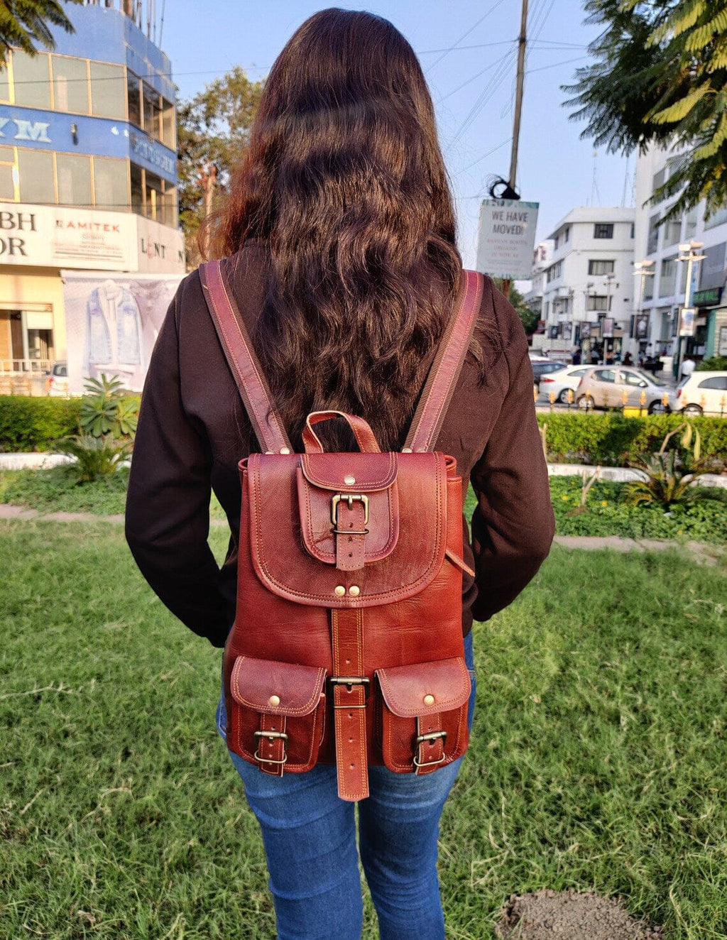 Classy Leather Bags Victoria Small Cute Backpack SpadezStore