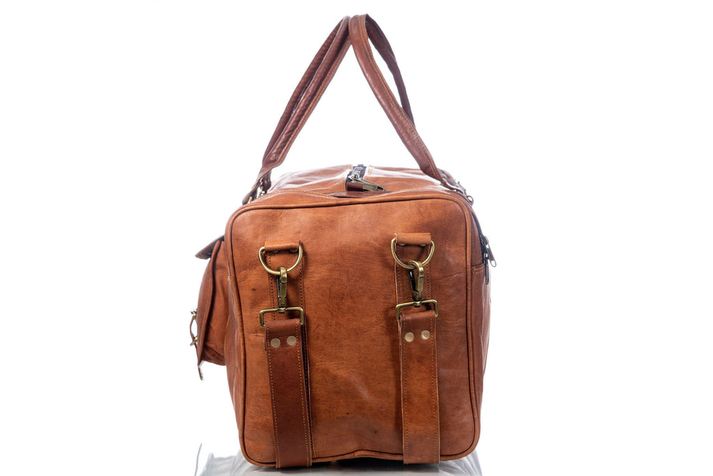 Classy Leather Bags The Fletcher Duffel SpadezStore