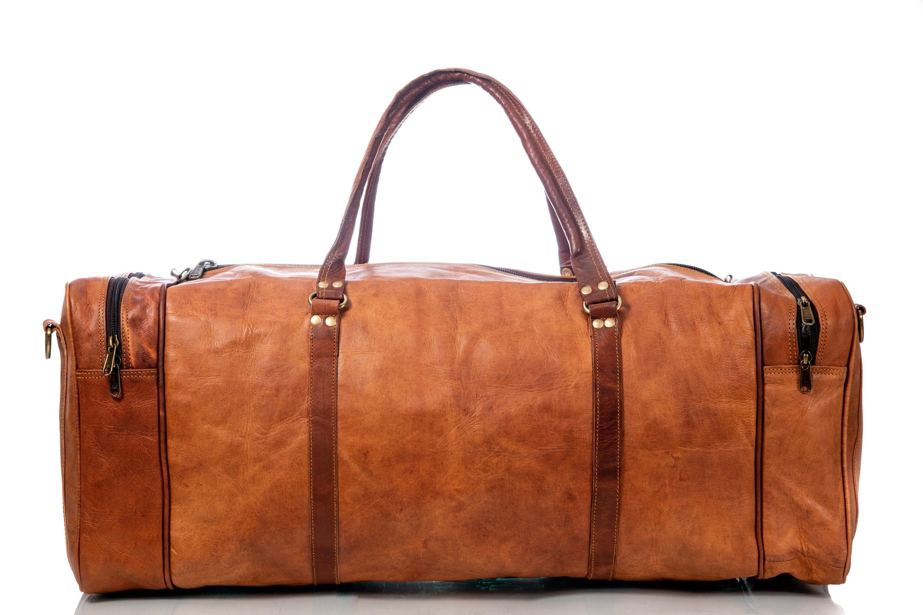 Classy Leather Bags The Fletcher Duffel SpadezStore
