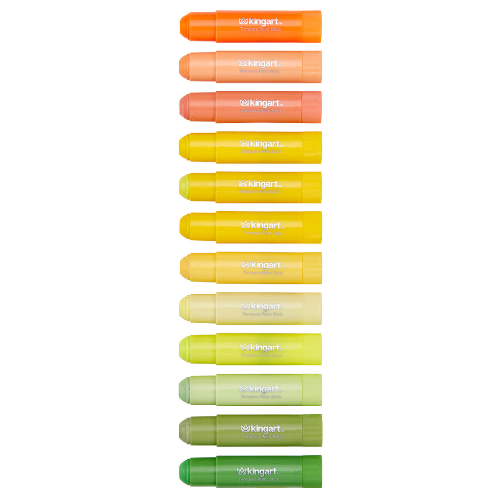 KINGART Tempera Paint Sticks, 60 Colors
