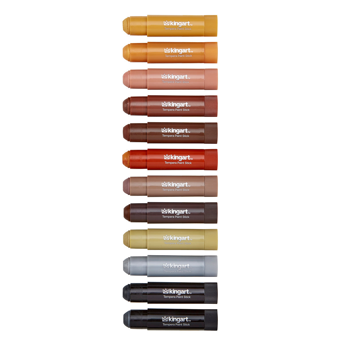 KINGART Tempera Paint Sticks, 60 Colors