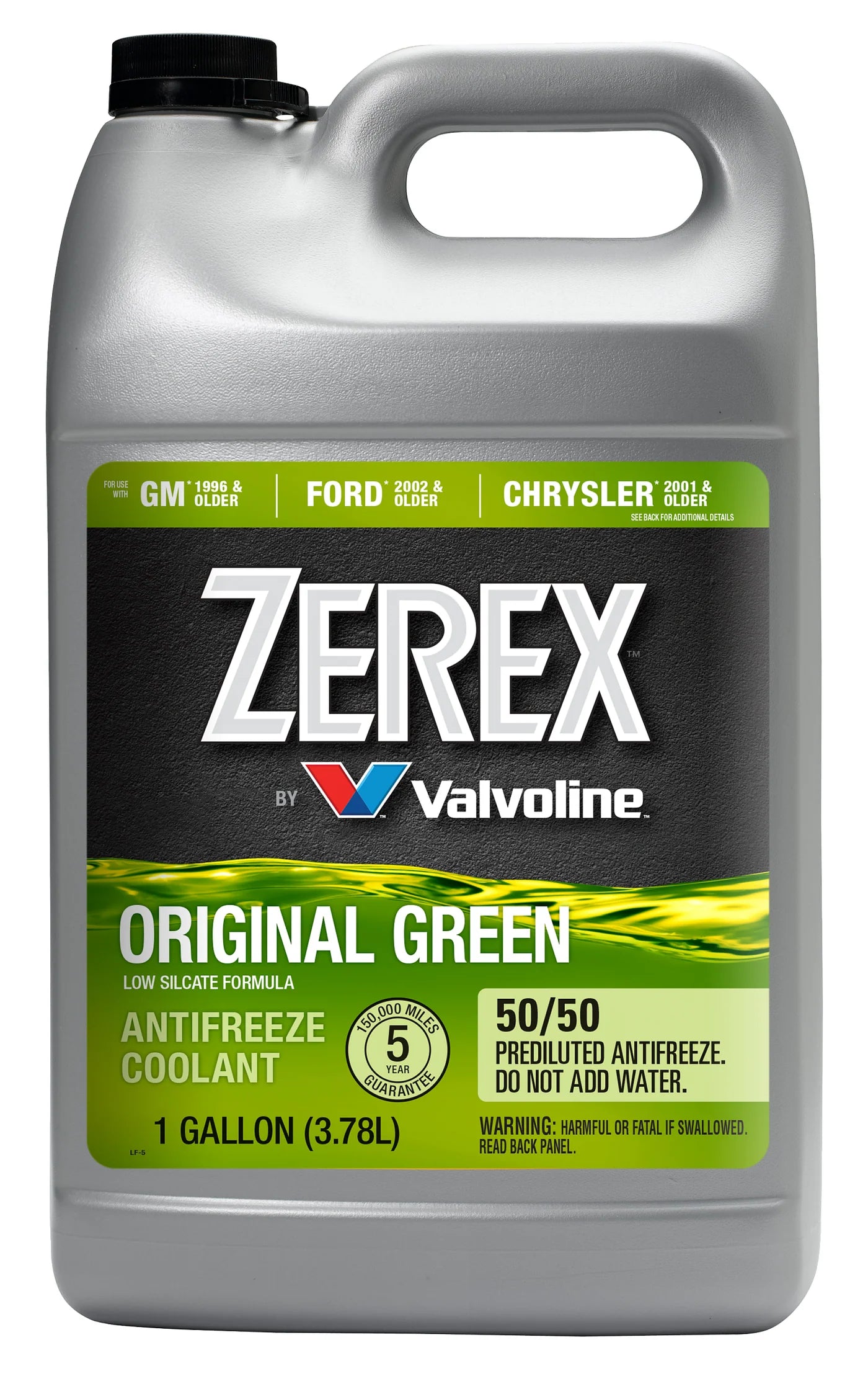 Zerex Original Green Pre-Mixed 50-50 Engine Coolant SpadezStore