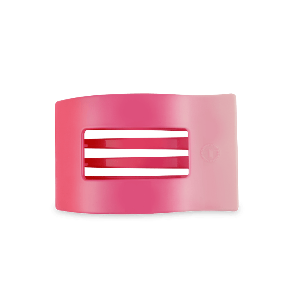 TELETIES Kiss & Tell Medium Flat Rectangle Hair Clip