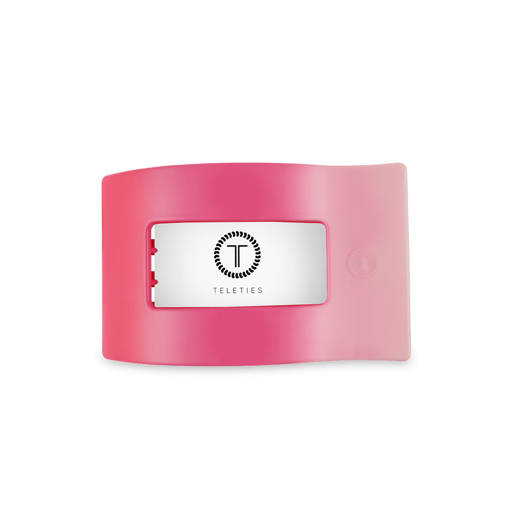 TELETIES Kiss & Tell Medium Flat Rectangle Hair Clip
