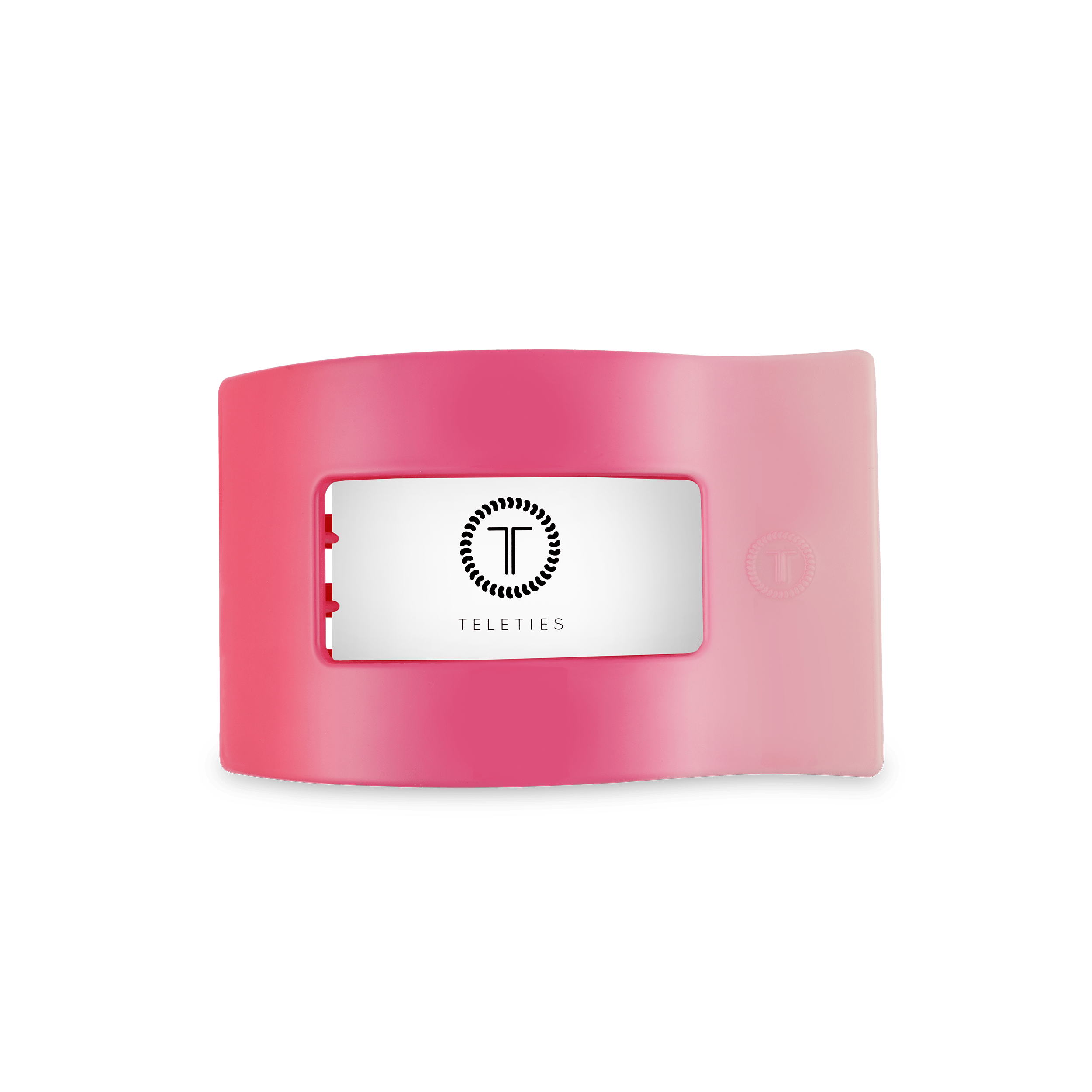 TELETIES Kiss & Tell Medium Flat Rectangle Hair Clip