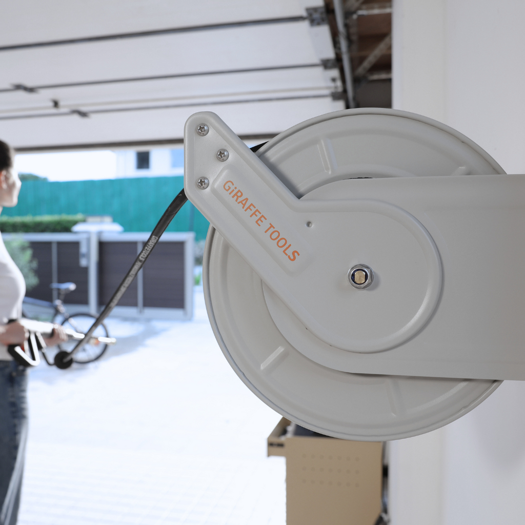 Giraffe Tools Retractable Pressure Hose Reel-1/4in SpadezStore