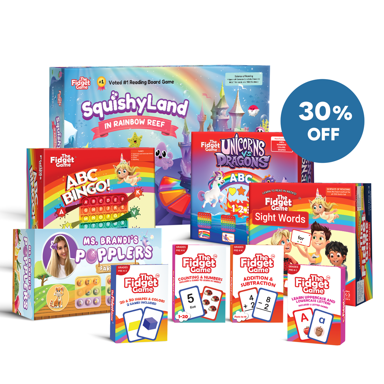 The Fidget Games ABC BINGO!. SpadezStore