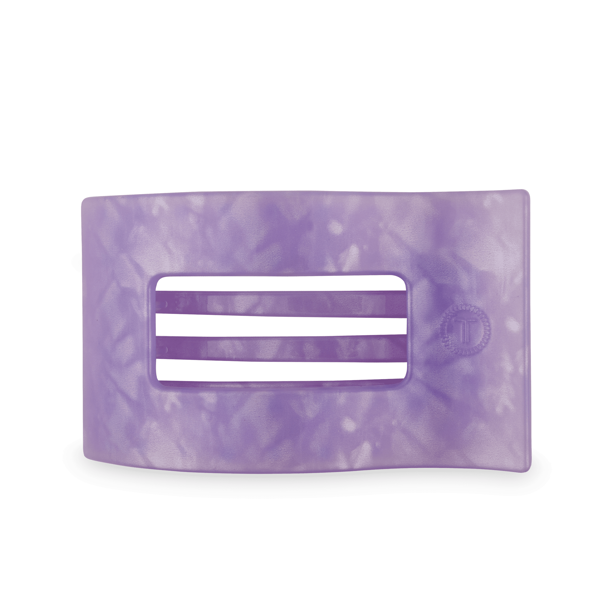 TELETIES Lavender Mist Large Flat Rectangle Hair Clip
