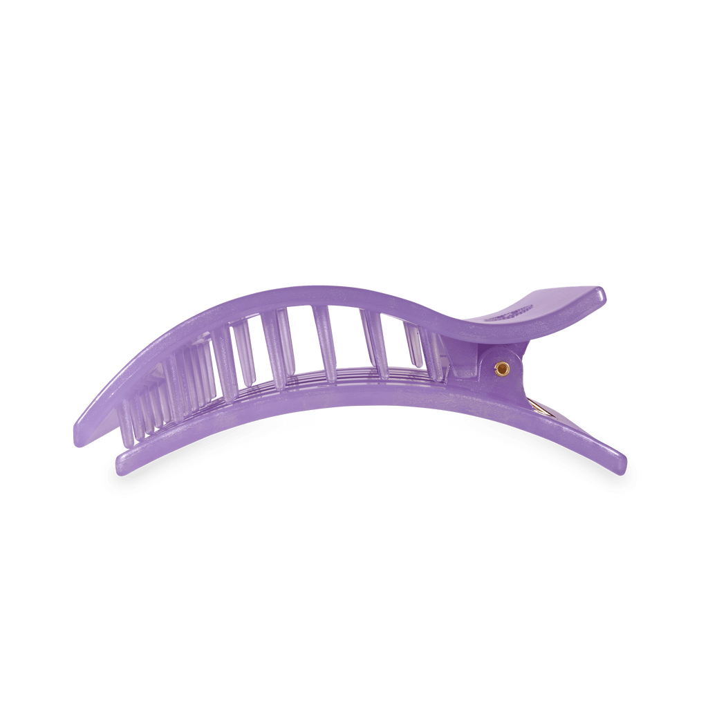 TELETIES Lavender Mist Large Flat Rectangle Hair Clip