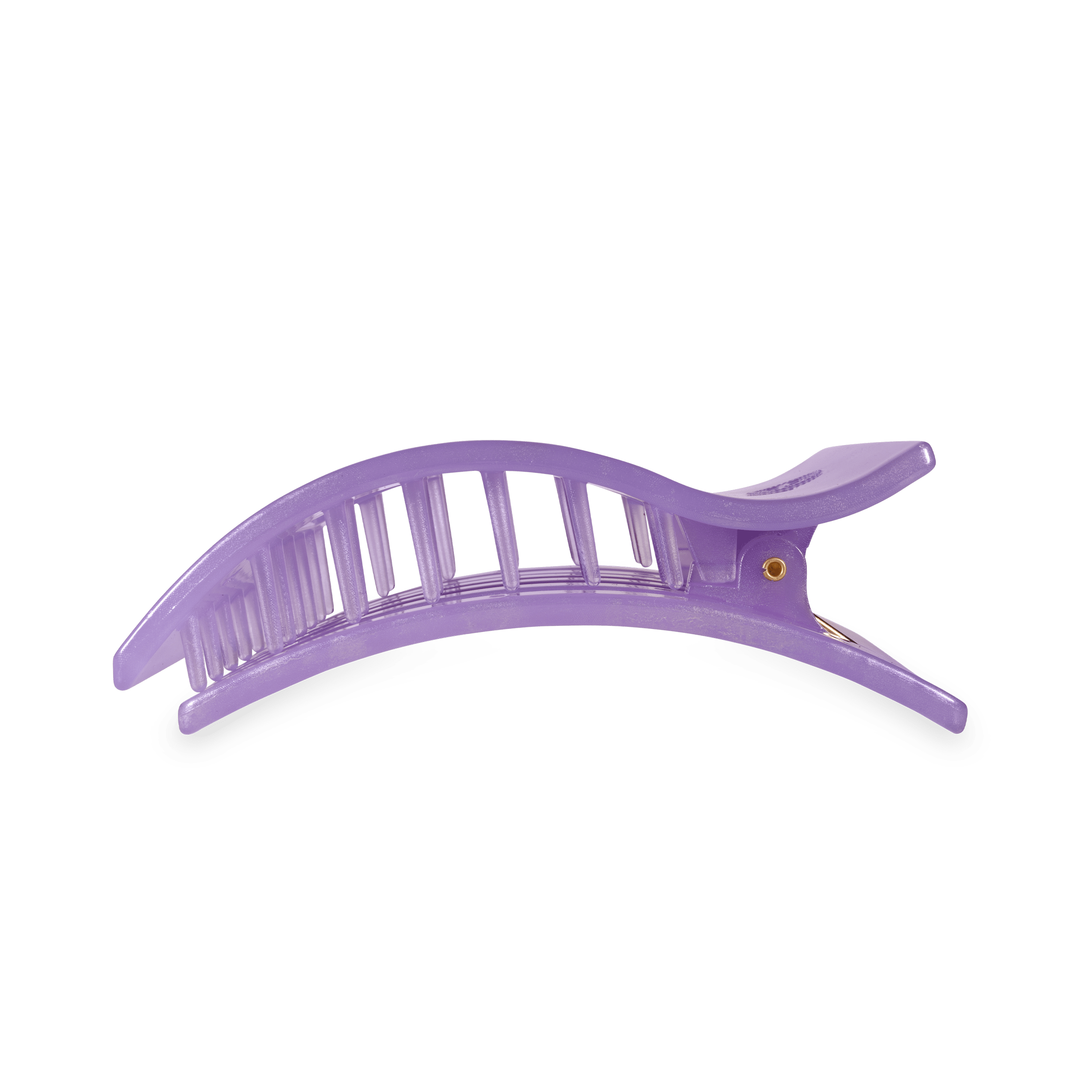 TELETIES Lavender Mist Large Flat Rectangle Hair Clip